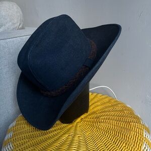 Denim Cowboy Hat